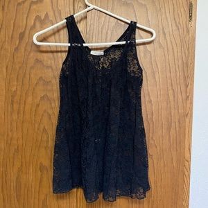 (3 for $15) Nordstrom Bp. Lush Black Lace Tank